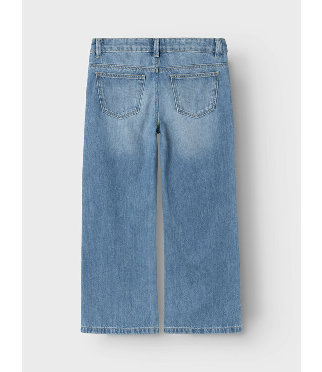 name it Jeans Rose Medium blue wide leg