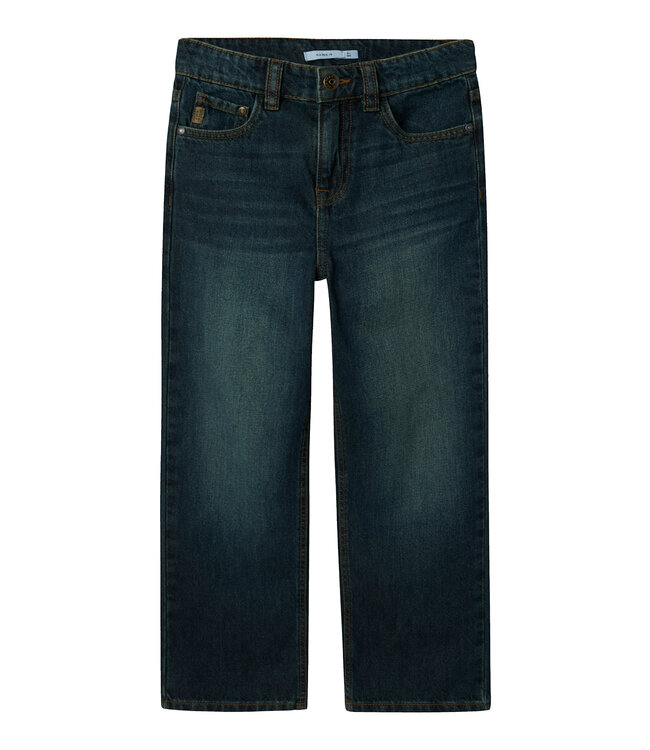 name it Jeans vintage blue denim Straight fit