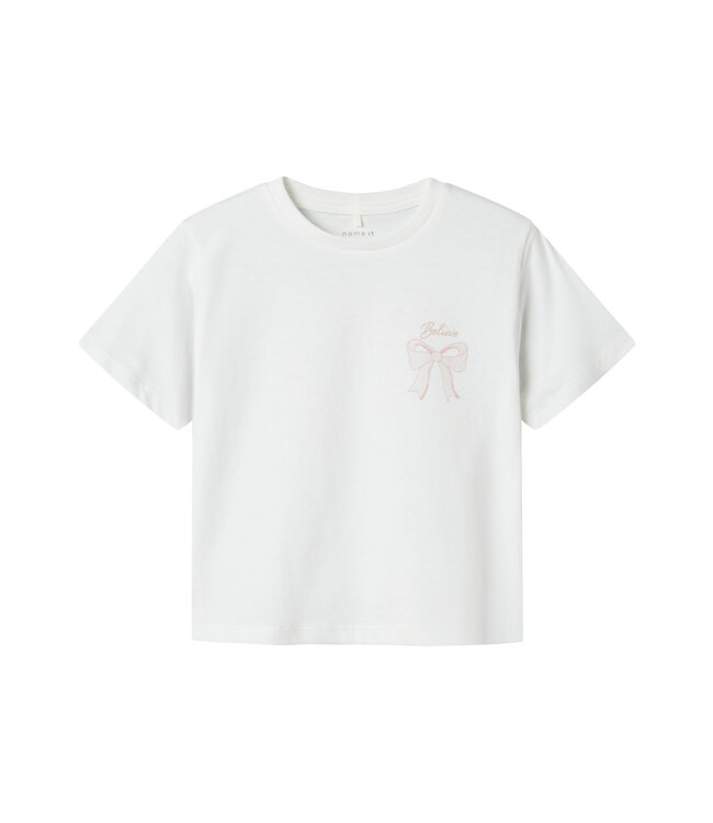 name it T-Shirt wit strik