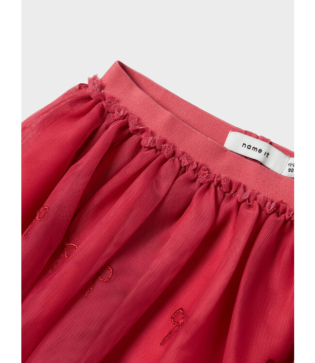 name it Rok Tulle strik rood roze
