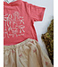 name it T-Shirt rood roze strik