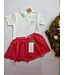 name it Rok Tulle strik rood roze