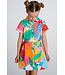 Jurk multi color Clarissa