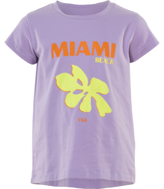 T-Shirt Miami Beach lila