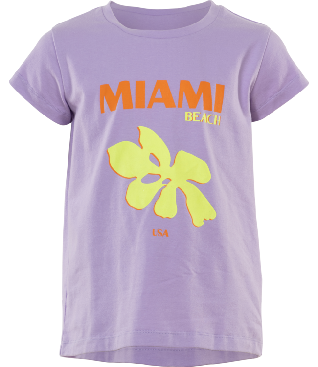 T-Shirt Miami Beach lila
