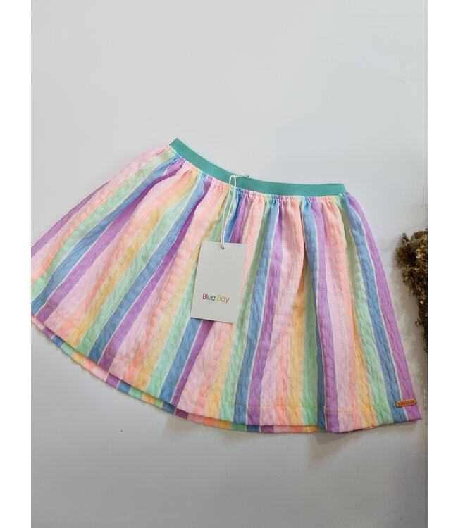 Rok anouk multi color gestreept