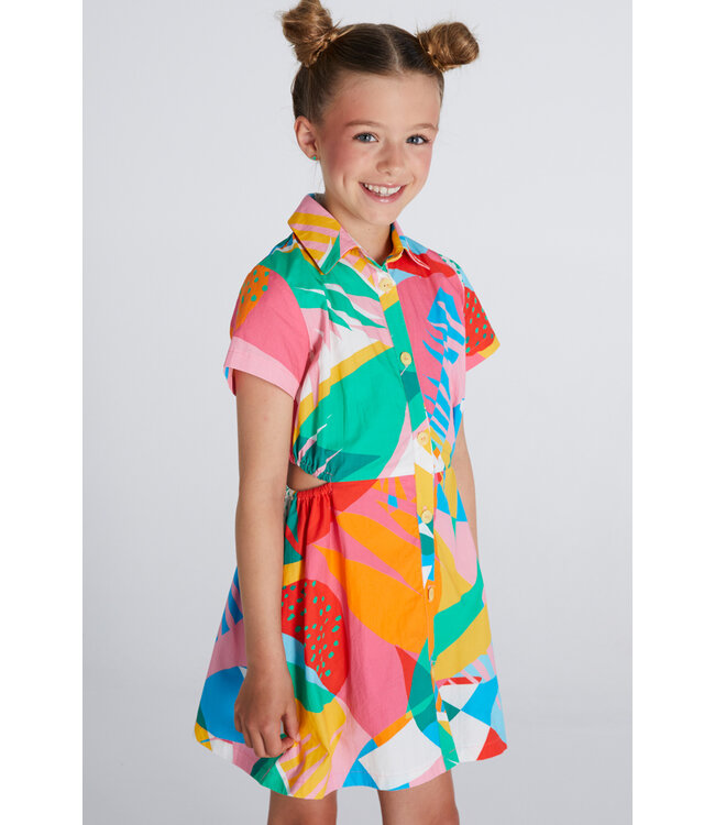 Jurk multi color Clarissa