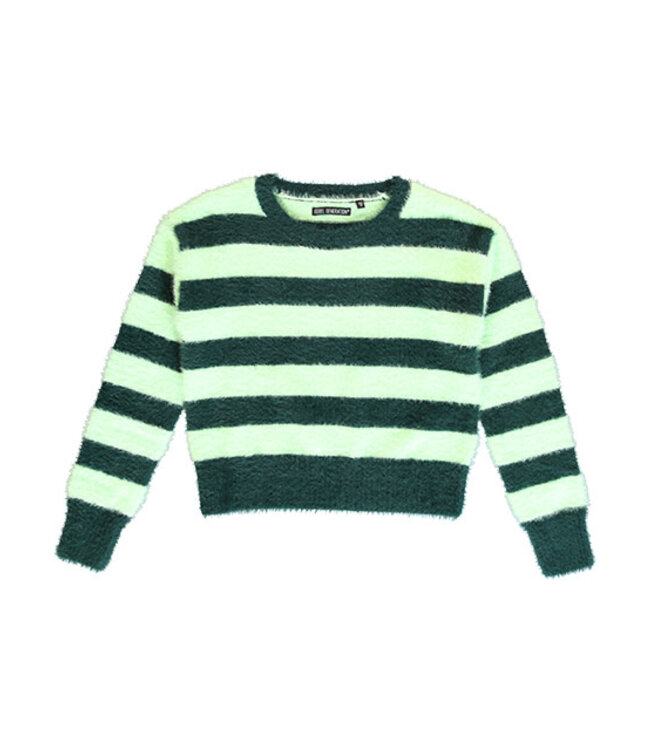 Lemon Beret Faux Fur Trui Teens groen