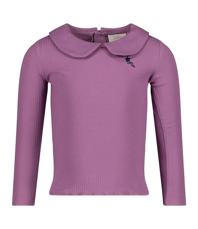 Jubel Longsleeve rib violet Wild Soul