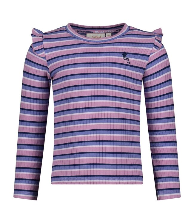 Jubel Longsleeve rib met streep Wild Soul