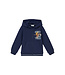s.Oliver Sweater Tiger met rits en kap blauw