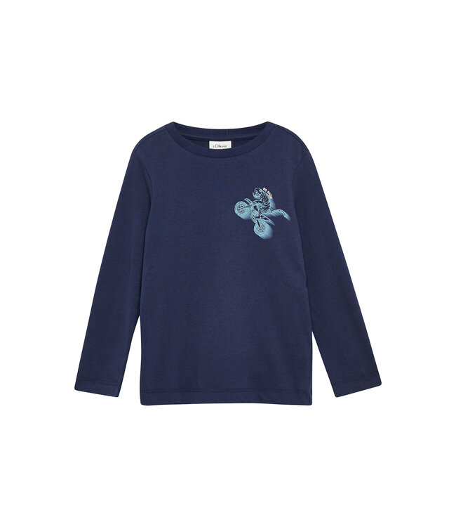 s.Oliver Longsleeve donkerblauw Big show