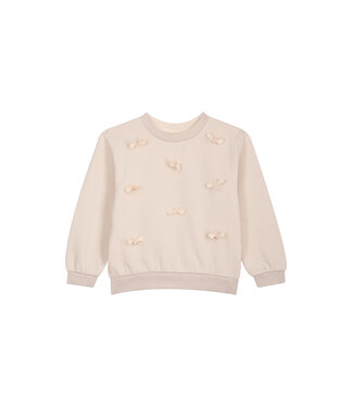 Someone Sweater donker ecru bonjour strikjes