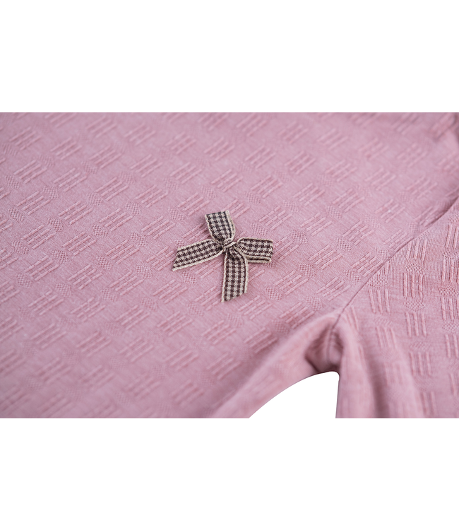 Someone Longsleeve Bonjour oudroze strik