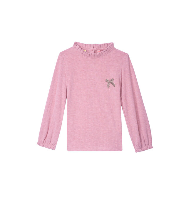 Someone Longsleeve Bonjour oudroze strik