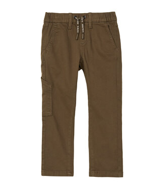 s.Oliver Trouser Groen bruin Regular fit