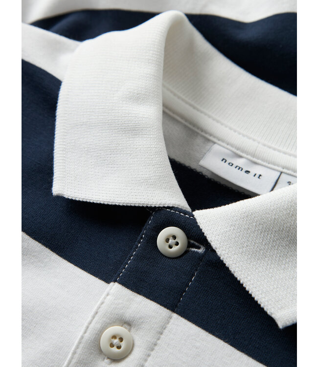name it Sweater polo gestreept