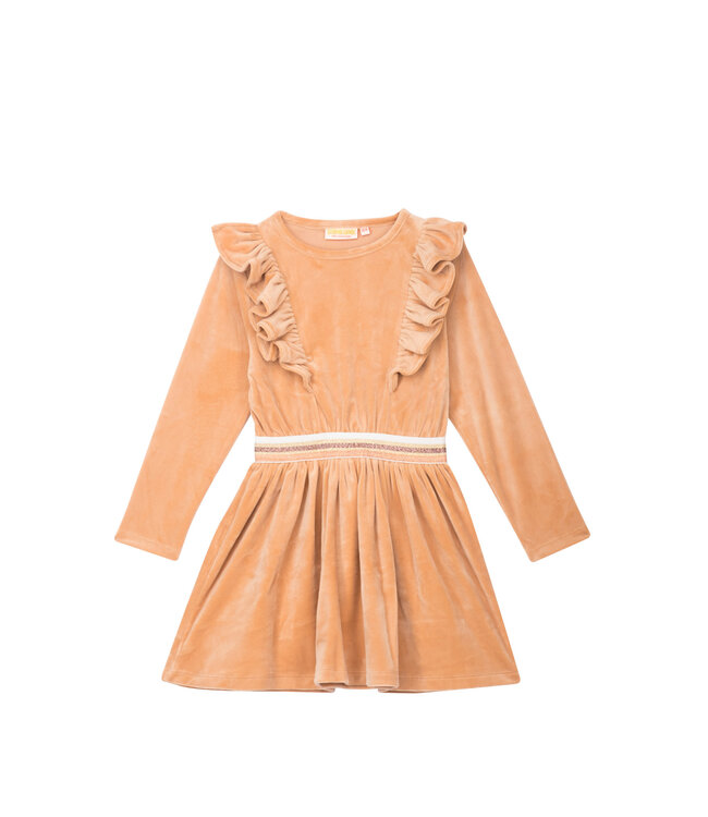 Someone Jurk fluweel Bonjour old beige