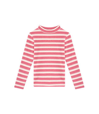 Someone Longsleeve Bonjour oudroze gestreept