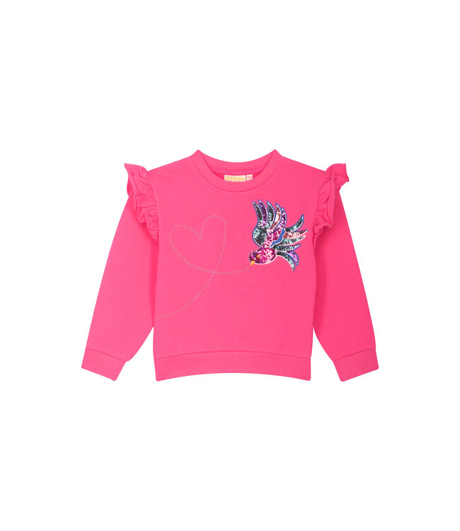 Someone Trui donkerroze Estee vogel