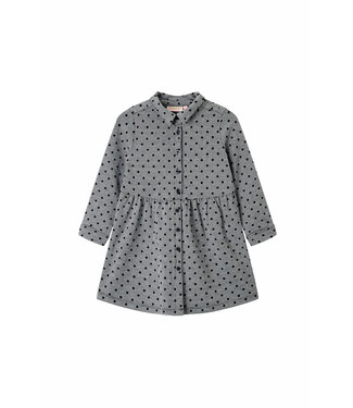 Someone Jurk grijs - zwart Paulina dots