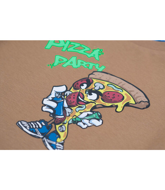 Someone Longsleeve Brunch beige pizza party