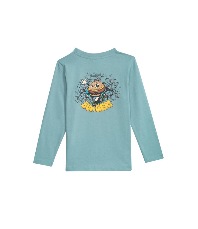 Someone Longsleeve lichtblauw Brunch Burger