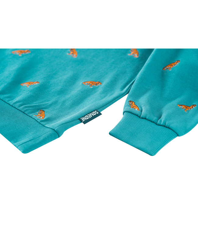 Someone Sweater Dinoso Petrol