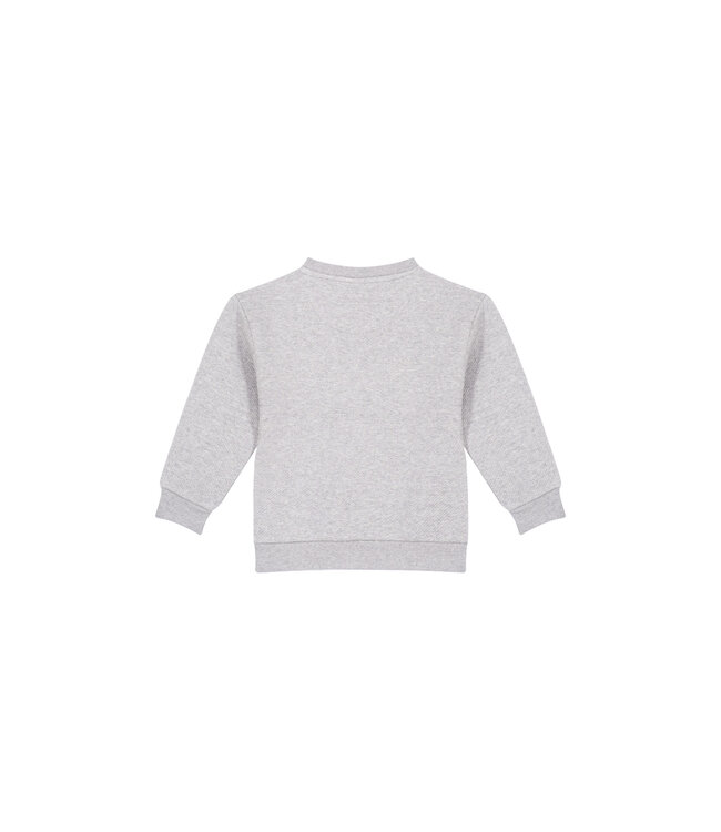 Someone Sweater grijs melange motor