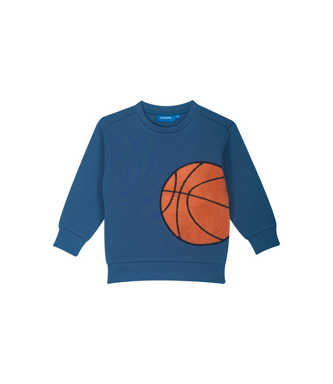 Someone Sweater blauw Nelson basket
