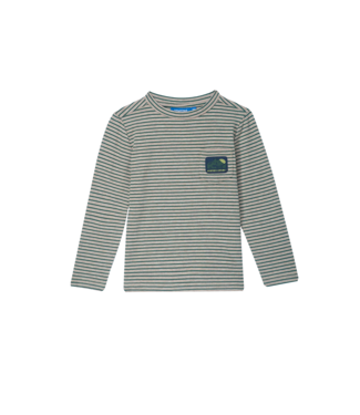 Someone Longsleeve Grijs melange Rocky gestreept