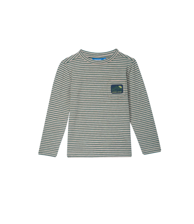 Someone Longsleeve Grijs melange Rocky gestreept