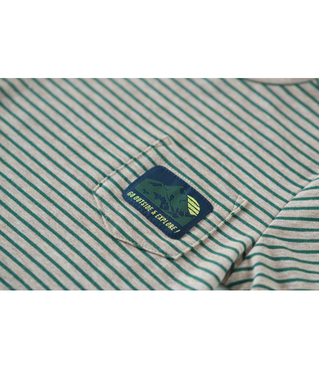 Someone Longsleeve Grijs melange Rocky gestreept