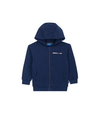 Someone Sweater met rits Willem blauw