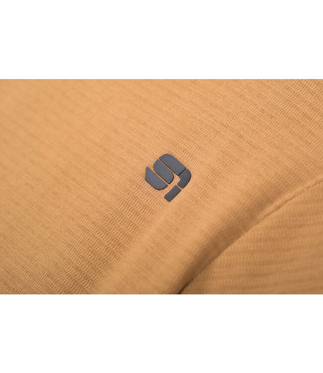 Someone T-shirt donkerbeige Awesome Eason