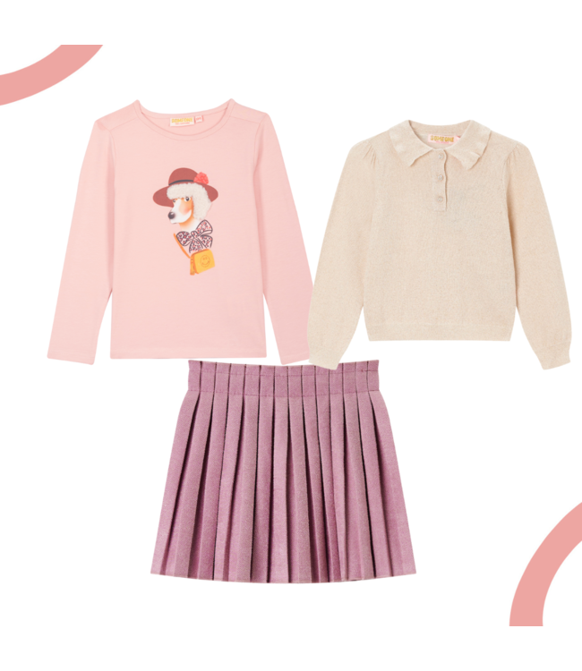 Someone Plisé rok old lila mimi