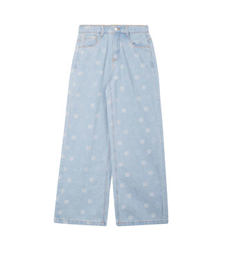 Someone Jeans wide leg smiley Light Awesome