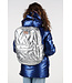 Rugzak metallic zilver