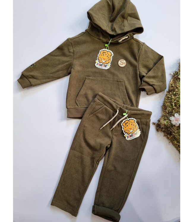 Someone Broek Georges bruin khaki
