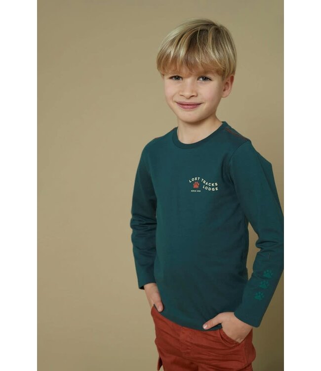 Sturdy Longsleeve petrol lost tracks Chasing trails