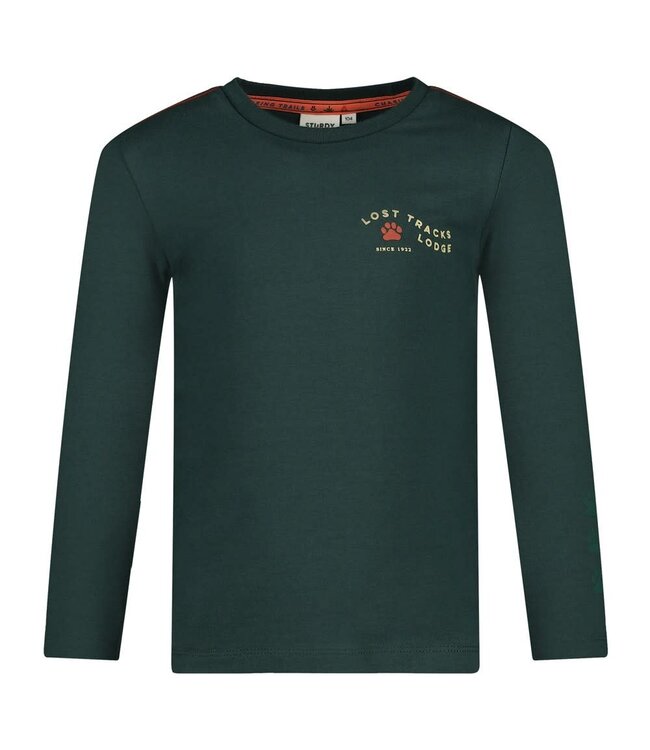 Sturdy Longsleeve petrol lost tracks Chasing trails