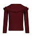 Jubel Longsleeve bordeaux queen of hearts