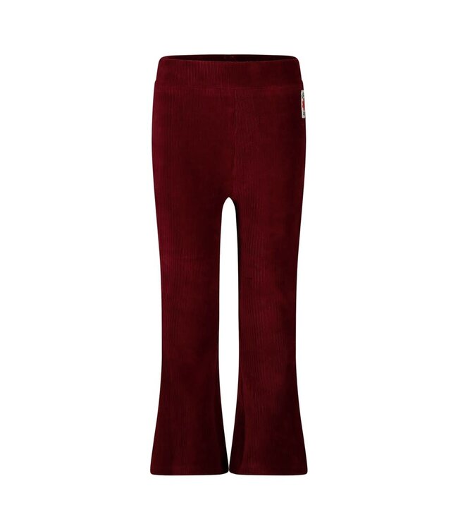 Jubel Broek rib velours queen of hearts bordeaux