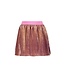B-Nosy Plise rok goud lila Roza