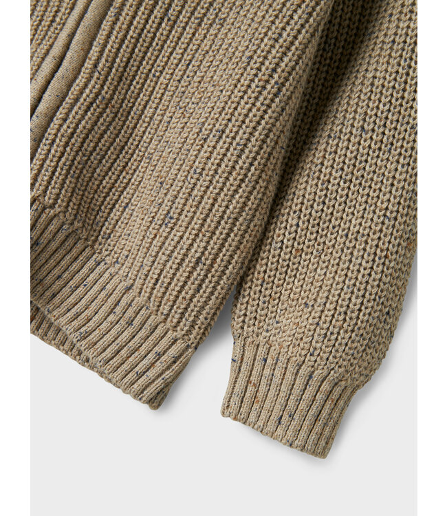 name it Trui met rits Norman beige