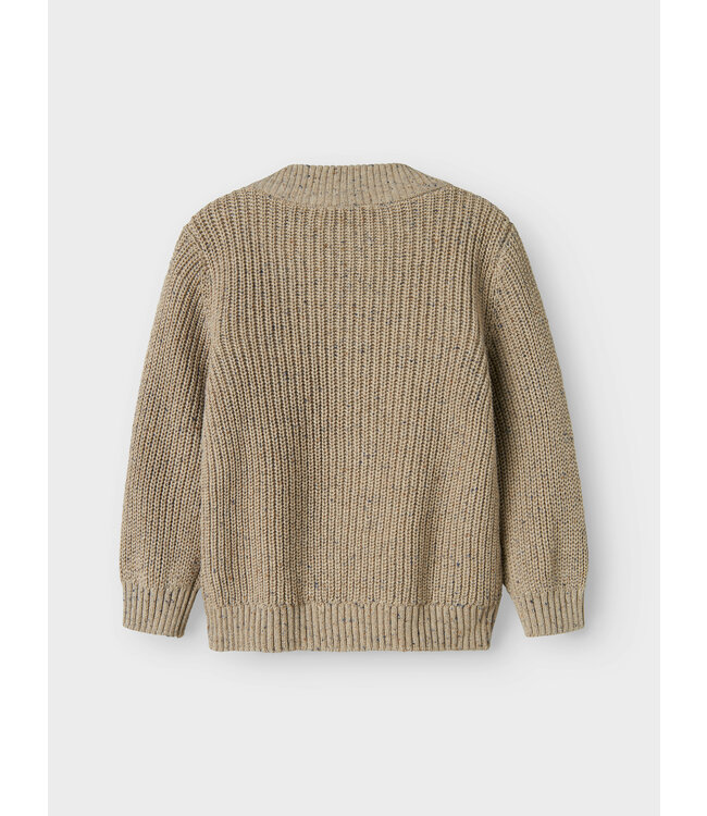 name it Trui met rits Norman beige