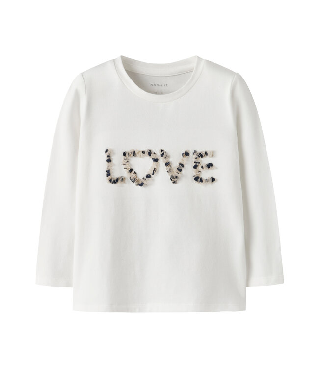 name it Longsleeve ecru Nona Love