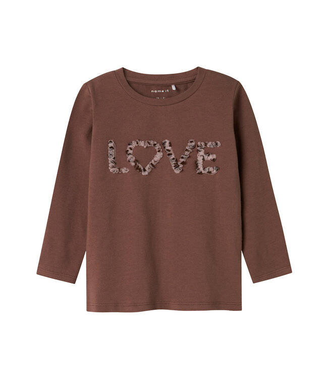 name it Longsleeve Nona bruin Love