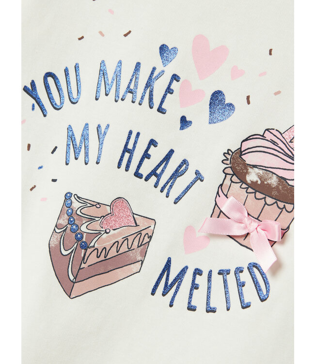 name it Longsleeve ecru Make my heart melted