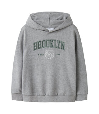 name it Hoodie Brooklyn grijs melange